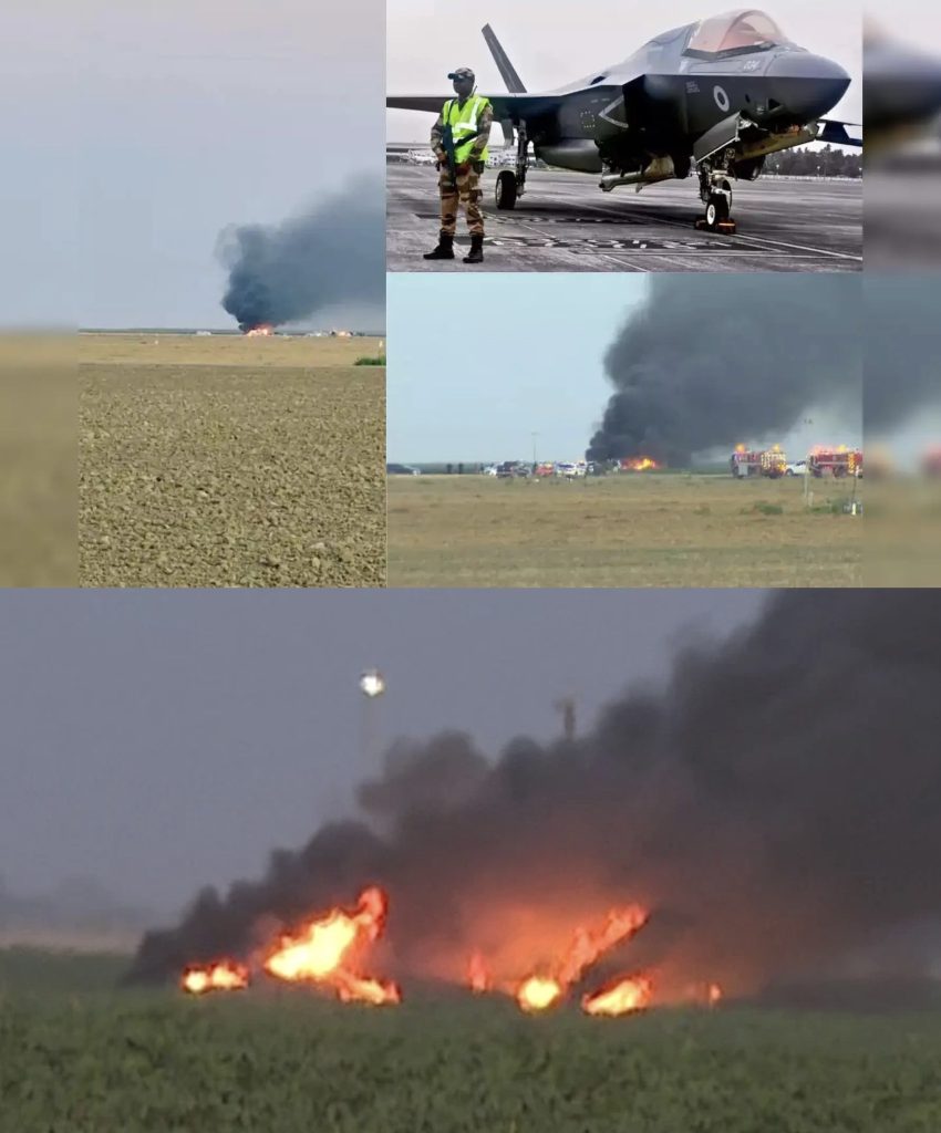 🛑 🚨BREAKING NEWS: Pilot Safe After F-35 Fighter Jet Crash in California 🛑