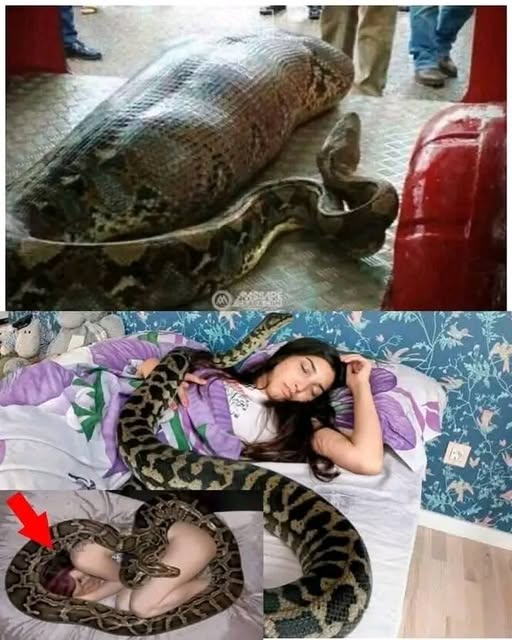😱🐍 Woman Slept With Her Python Every Night… Until The Worst Happened 💔