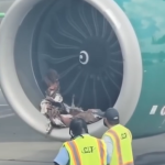 💔😱 HORROR ON THE TARMAC: Frontier Plane’s Engine Shredded Mid-Air Scare ✈️🔥